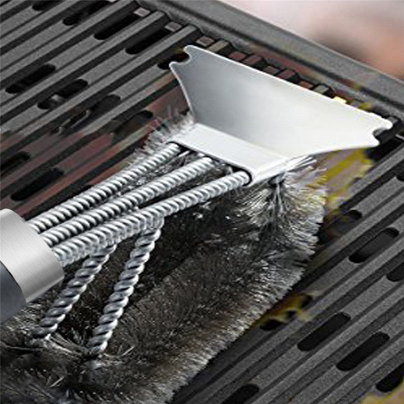 BBQ Brosse métallique de barbecue à ressort en acier inoxydable