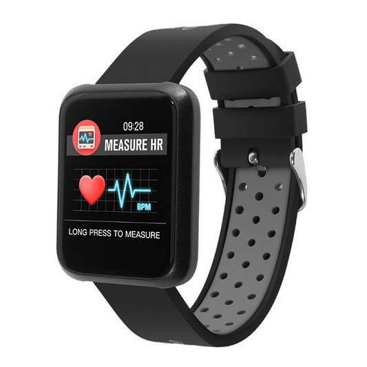 Montre intelligente pour homme compatible avec Apple et pour appareils portables IOS Android COLMI Sport3 Pression artérielle IP68 Étanche Fitness Tracker Horloge Smartwatch