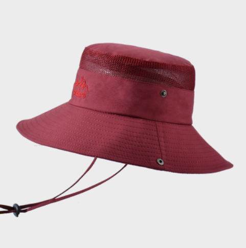 Chapeau de soleil à grand bord de couleur unie, protection d'alpinisme en plein air